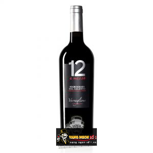 Vang Ý 12 e Mezzo Negroamaro