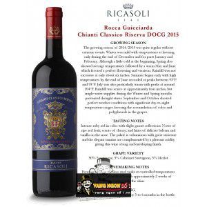 Vang Ý Barone Ricasoli Rocca Guicciarda Chianti Classico Riserva bn2