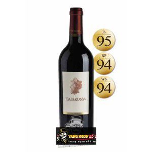 Vang Ý Caiarossa Toscana Rosso IGT 95 điểm bn1