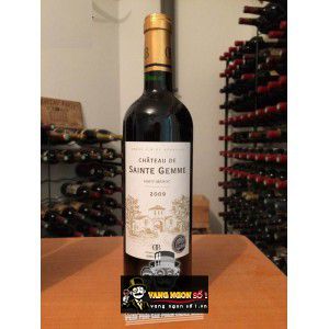 Vang Pháp Chateau De Sainte Gemme Haut Medoc Cru Bougeois