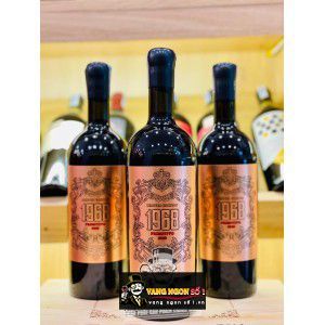 Vang Ý 1968 PAOLO BORINI PRIMITIVO 17 độ Uống ngon