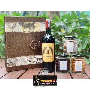 Vang Ý Con Công PAOLO BORINI 1968 NEGROAMARO uống ngon bn1