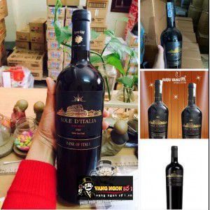 Vang Ngọt Ý SOLE DITALIA Uống ngon bn1