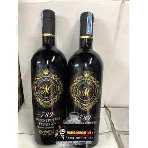 Rượu Vang Ý M 789 PRIMITIVO PUGLIA uống ngon bn1