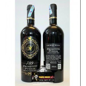 Rượu Vang Ý M 789 PRIMITIVO PUGLIA uống ngon