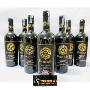 Rượu Vang Ý GRANSOLE PRIMITIVO SALENTO uống ngon