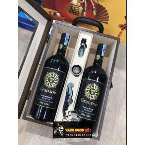 Rượu Vang Ý GRANSOLE PRIMITIVO SALENTO uống ngon bn1