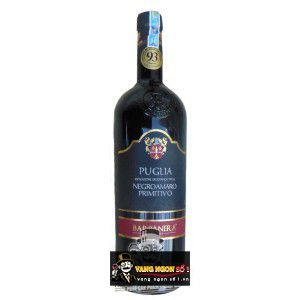 Rượu Vang Ý BARBANERA PUGLIA NEGROAMARO PRIMITIVO uống ngon