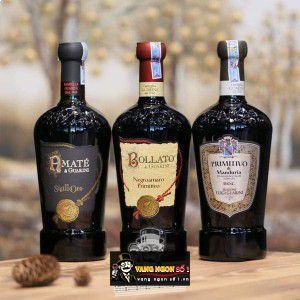 Rượu vang Ý AMATE DI GUARINI SIGILLO ORO NEGROAMARO PRIMITIVO Uống ngon bn2