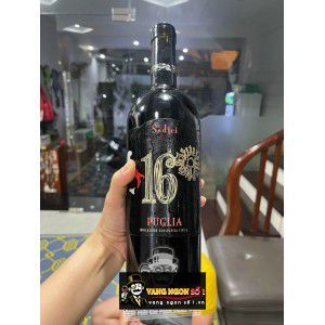 Rượu vang  Ý 16 SEDICI PUGLIA 16 độ uống ngon bn2