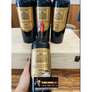 Rượu vang Ý GIANLUCA NEGROAMARO PULGIA 16 độ uống ngon bn3