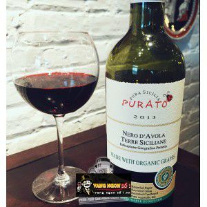 Vang Ý Purato Nero dAvola Sicilia Organic bn1