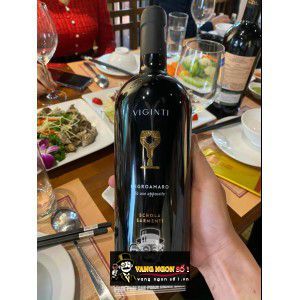 Vang Ý Viginti Negroamaro Schola Sarmenti - Vang chén thánh 17 độ bn4