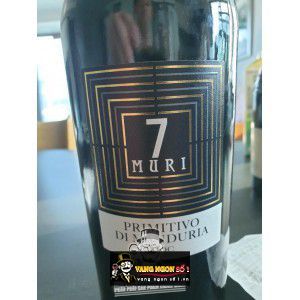 Vang Ý 7 Muri Primitivo di Manduria bn1