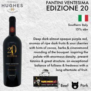 Rượu vang 20 Edizione Limted Fantini uống ngon bn1