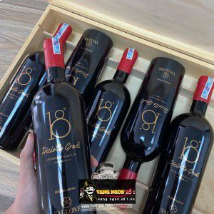Vang Ý 18 Diciotto Gradi Vallone Salento IGT 18 độ uống ngon bn2