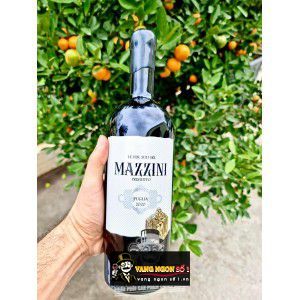 Vang Ý Mazzini Primitivo Pulia 17 độ uống ngon bn1