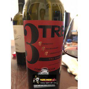 Vang Ý 3 Tre Grapolli Conti Zecca uống ngon bn3