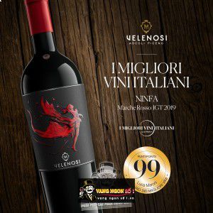 Rượu Vang Ý Velenosi Ninfa Marche IGT Rosso uống ngon bn2