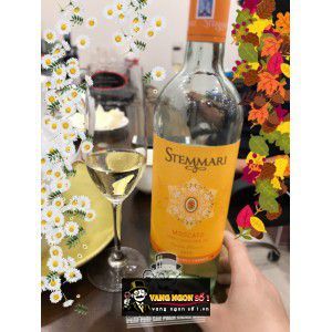 Rượu Vang Ý Stemmari Moscato uống ngon bn1