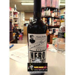 Rượu Vang Ý Saverio Faro Nero dAvola DOC cao cấp bn2