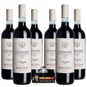 Rượu vang Ý BUGLIONI VALPOLICELLA CLASSICO uống ngon bn1