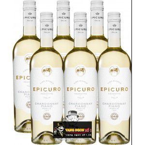Rượu Vang Ý Epicuro Chardonnay Fiano I.G.P uống ngon bn1