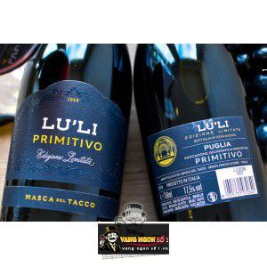 Rượu Vang Ý Masca Del Tacco LuLi Edizione Limitata cao cấp bn1
