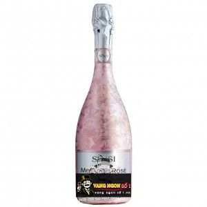 Rượu Vang Ý Sensi Moscato Rosé Sparkling 18K cao cấp