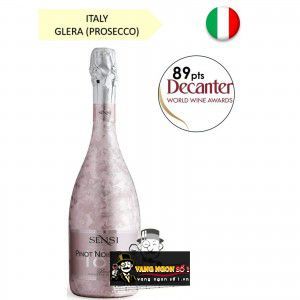 Rượu Vang Ý Sensi Moscato Rosé Sparkling 18K cao cấp bn2