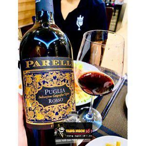Rượu Vang Ý Parelli Rosso Puglia uống ngon bn2