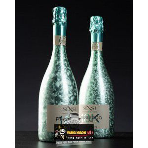 Rượu Vang Ý Sensi 18K Organic Prosecco DOC Brut cao cấp bn2