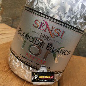 Rượu Vang Ý Sensi 18K Blanc de Blancs Nectar thượng hạng bn3