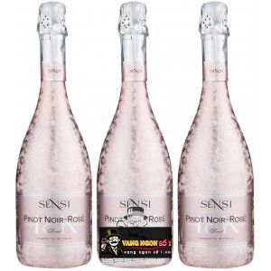 Rượu Vang Ý Sensi 18K Prosecco Rose Brut thượng hạng