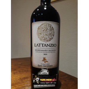 Rượu Vang Ý Lattanzio Negroamaro Salento IGP cao cấp bn2