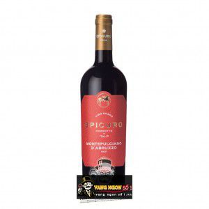 Rượu Vang Ý Epicuro Montepulciano dAbruzzo D.O.P uống ngon