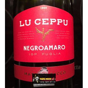 Rượu vang Ý Masca Del Tacco Lu Ceppu Negroamaro IGP Puglia thượng hạng bn1