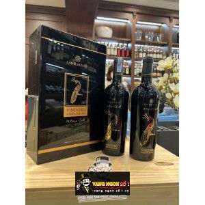 Rượu vang Vindoro Gold Con công vàng cao cấp bn4