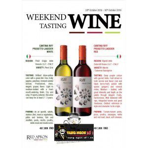 Vang Ý Riff Merlot Cabernet Progetto Lageder uống ngon bn3