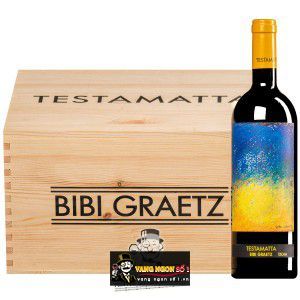 Rượu Vang Testamatta Bibi Graetz Rosso Toscana cao cấp bn2