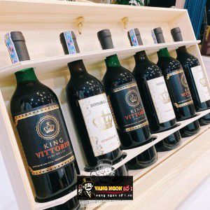 Vang ngọt Ý King Vittorio Semi Dolcer uống ngon bn2
