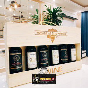 Vang ngọt Ý King Vittorio Semi Dolcer uống ngon bn3