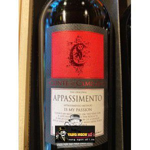 Rượu Vang Ý Appassimento Negroamaro Passito Salento uống ngon bn1