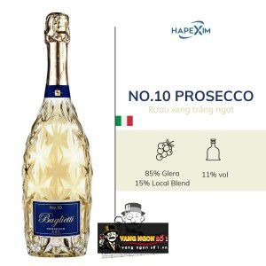 Rượu Vang nổ Baglietti Prosecco DOC No.10 uống ngon bn1