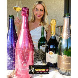 Rượu vang nổ Taittinger Nocturne Rose City Lights cao cấp bn3