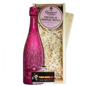 Rượu vang nổ Taittinger Nocturne Rose City Lights cao cấp bn4