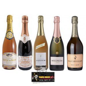 Rượu vang nổ Chateau De Bligny Rose cao cấp bn2