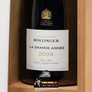 Rượu vang nổ Bollinger La Grande Annee uống ngon bn2