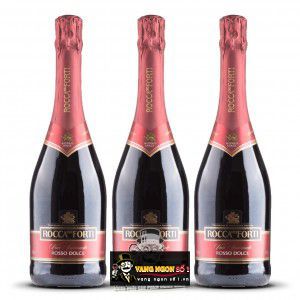 Rượu Vang Nổ Ý Rocca Dei Forti Rosso Dolce uống ngon bn2