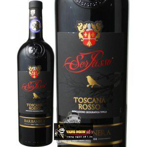 Rượu Vang Ý Ser Passo Toscana Rosso Barbanera uống ngon bn1